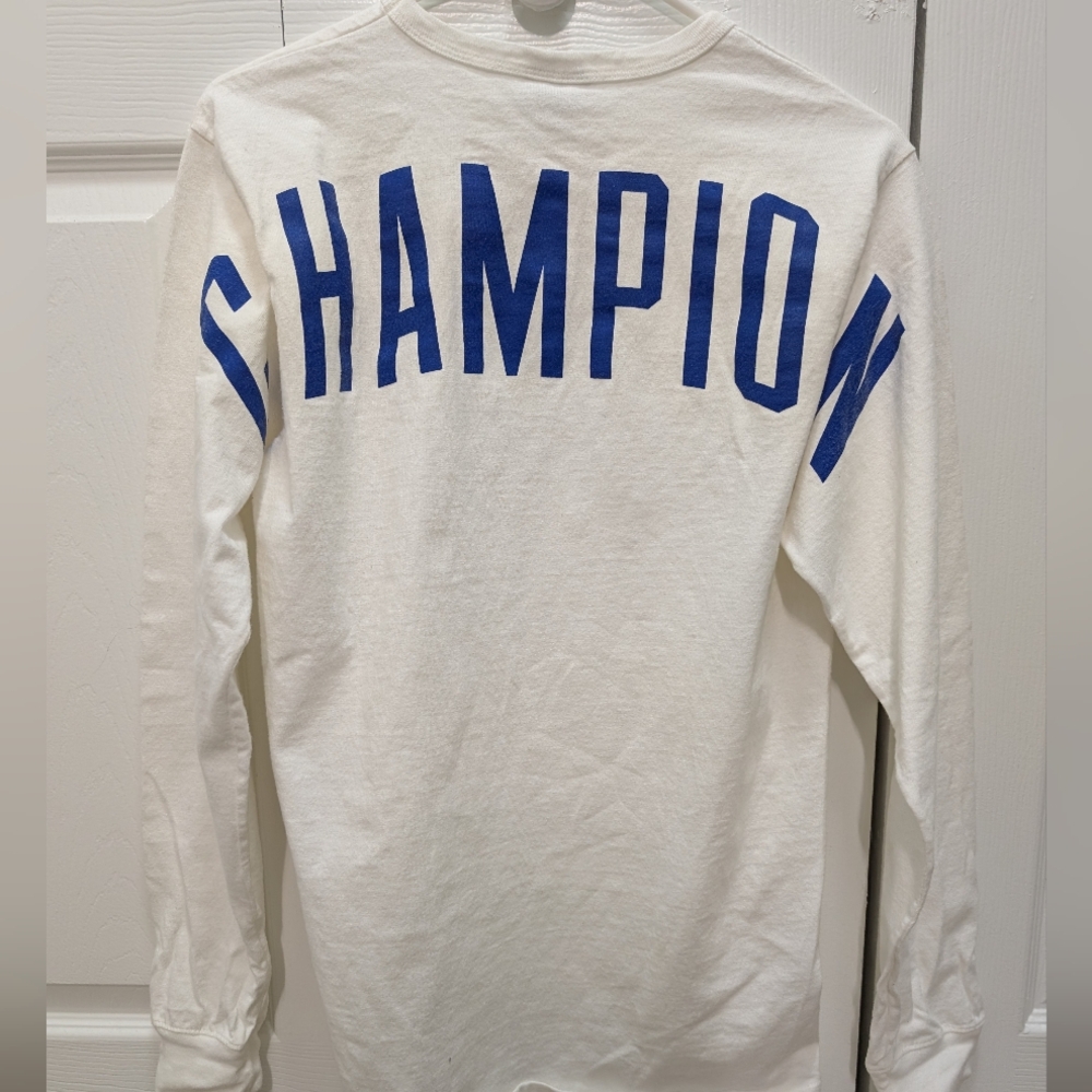 Champion Men's White Long Sleeve